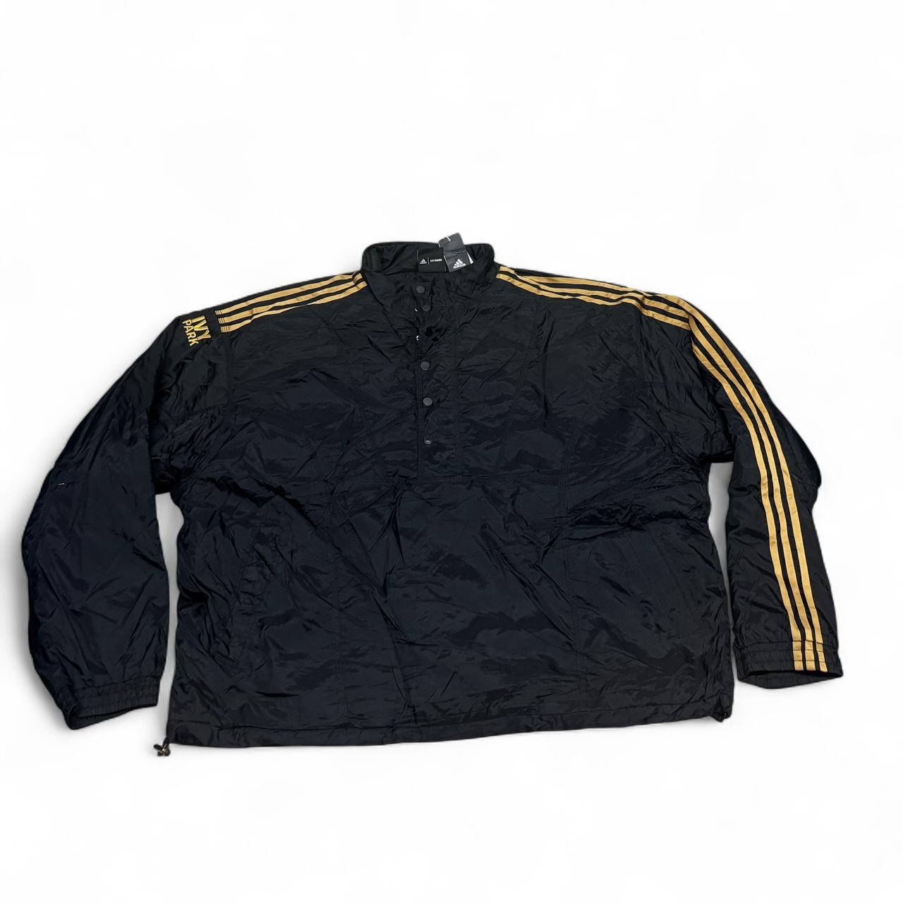 Adidas x Ivy Park Padded Windbreaker – Black & Gold – Women’s XL