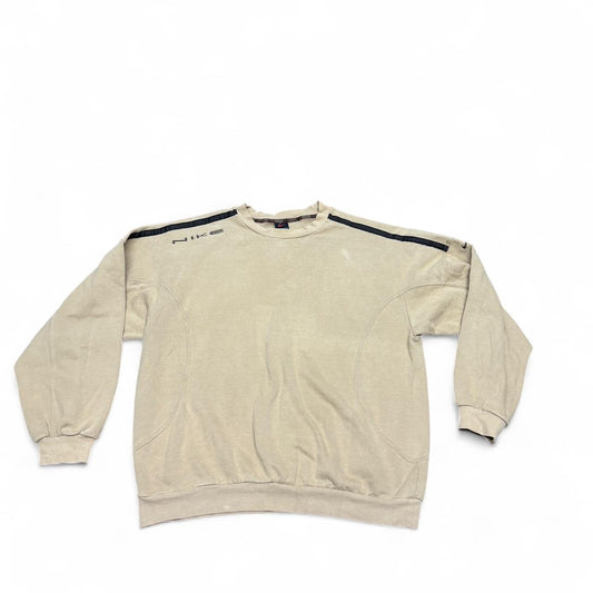 Nike 90s Cream & Brown Crewneck – Medium